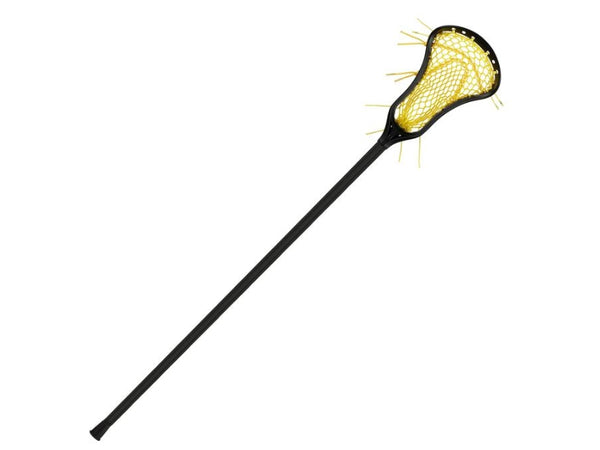 String hotsell king black lacrosse head and stick